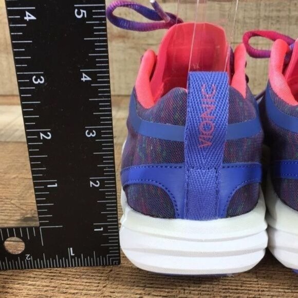 3/$20 Vionic Blue Agile Fyn Athletic Shoes Orthotic Womens 5 Lace Up Sneakers‎ - Picture 8 of 13